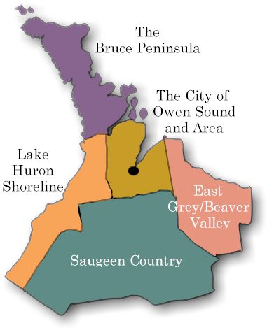 Grey Bruce Regional Map